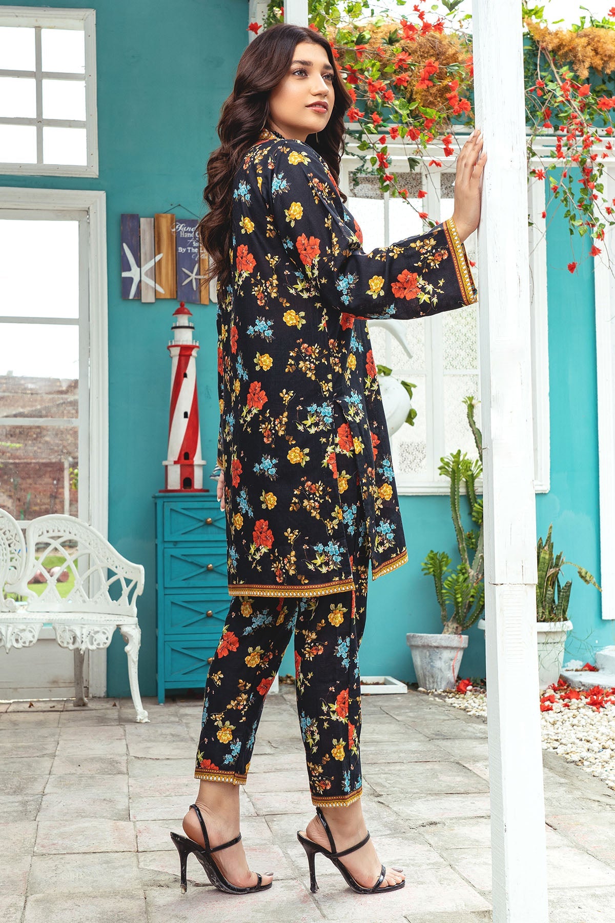 3585-CYPRESS DIGITAL PRINTED KHADDAR STITCHED