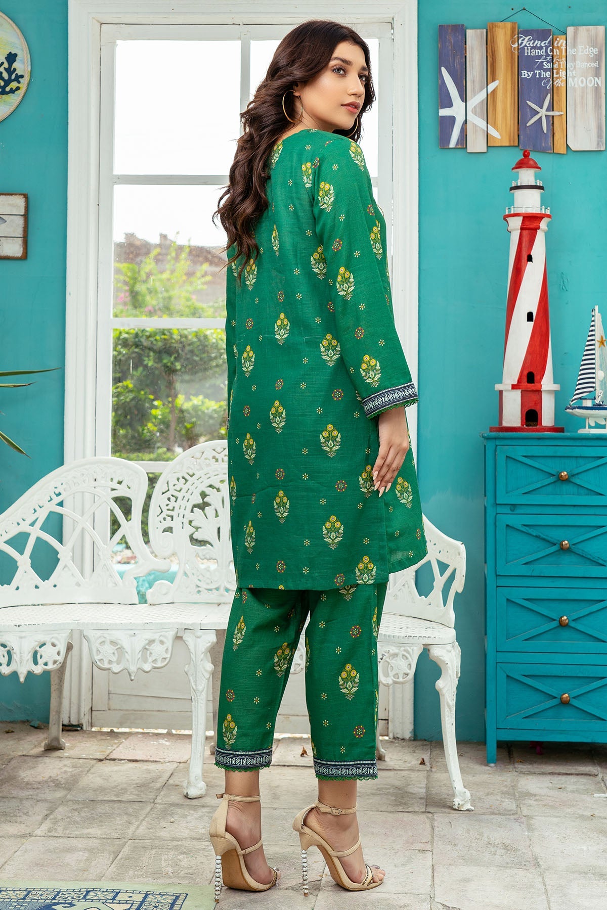 3592-EUCALYPTUS DIGITAL PRINTED KHADDAR STITCHED