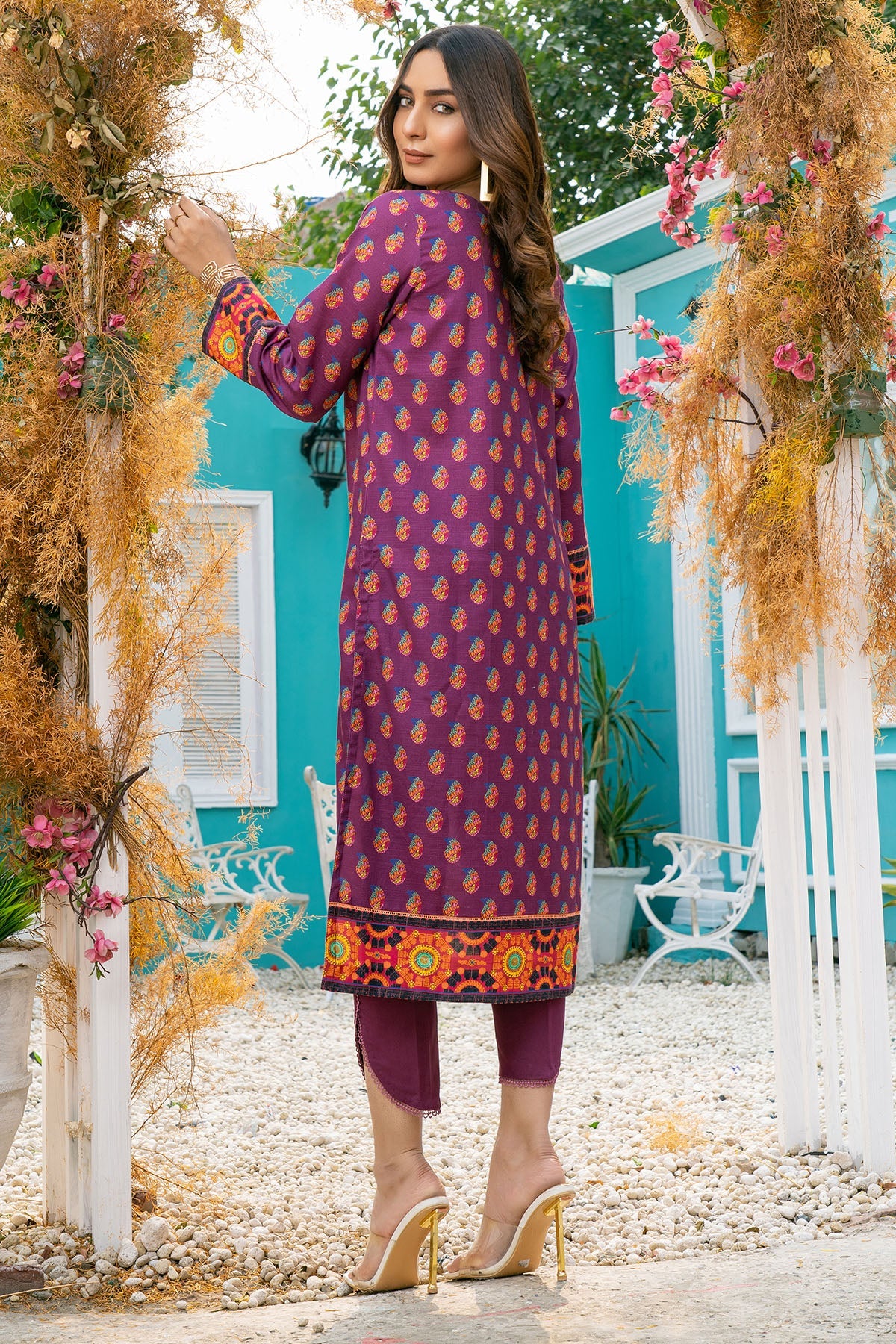 3595-DELONIX DIGITAL PRINTED KHADDAR UNSTITCHED