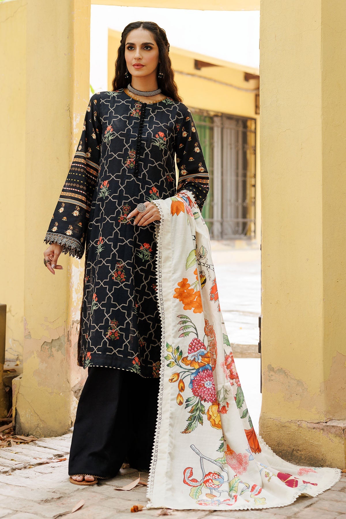 3602-COLEUS DIGITAL PRINTED KHADDAR UNSTITCHED