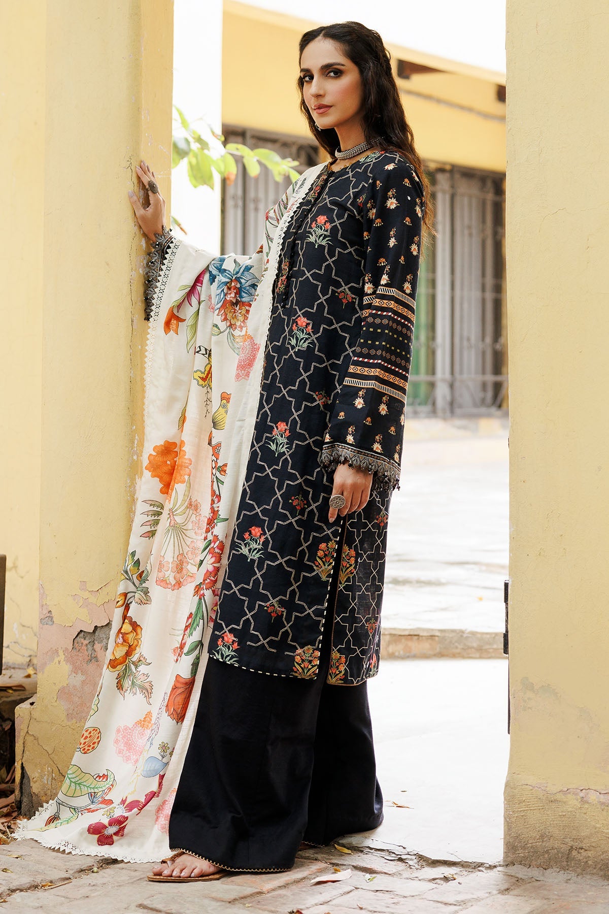 3602-COLEUS DIGITAL PRINTED KHADDAR UNSTITCHED