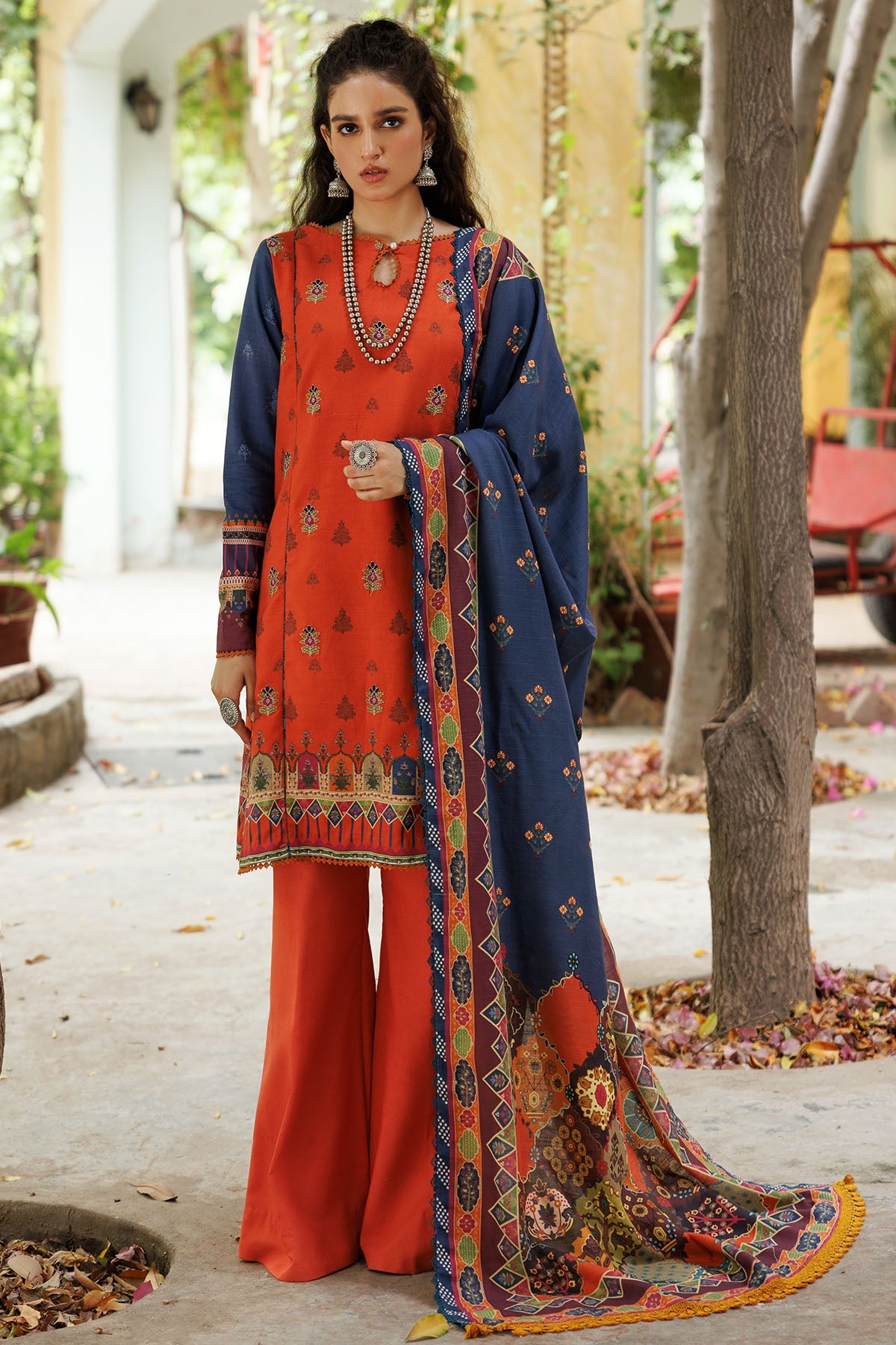 3603-DAYLILY DIGITAL PRINTED KHADDAR UNSTITCHED