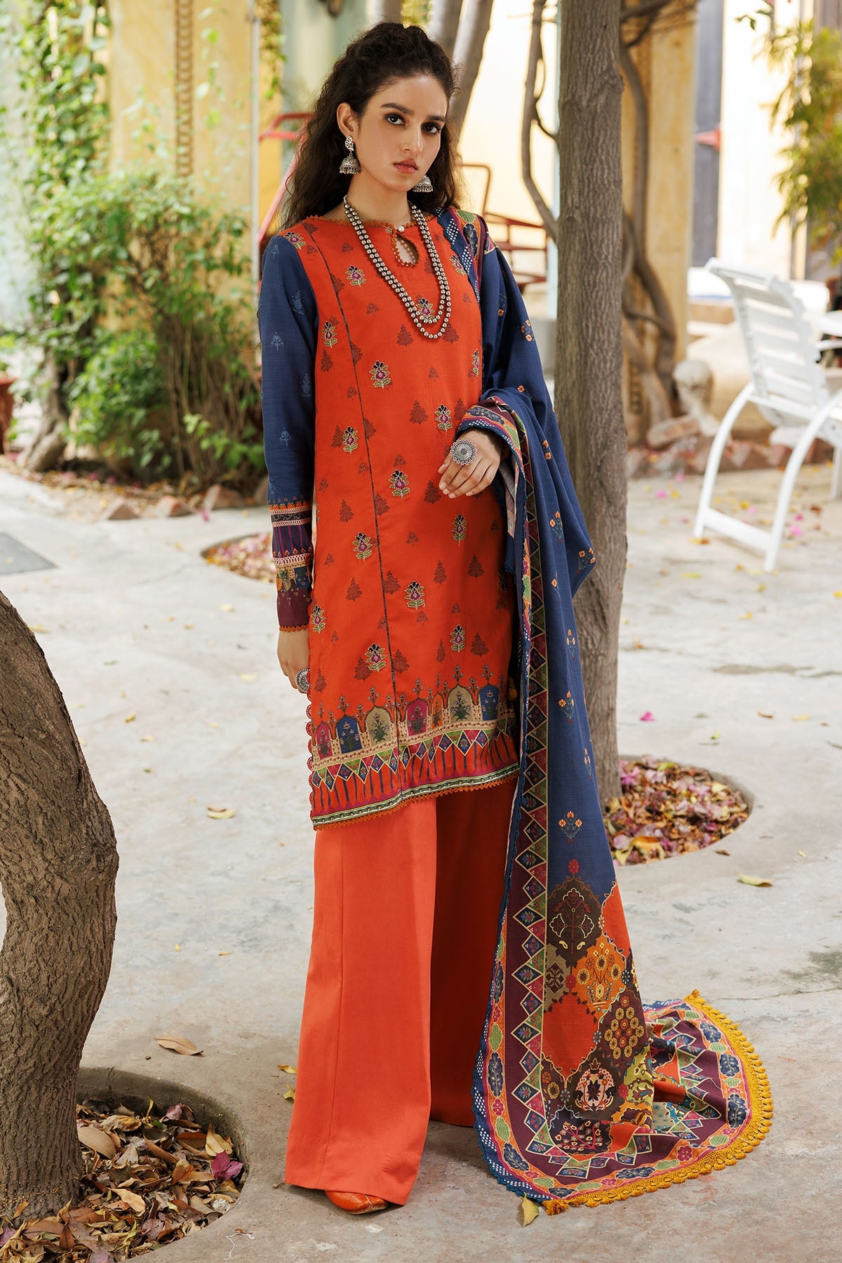 3603-DAYLILY DIGITAL PRINTED KHADDAR UNSTITCHED