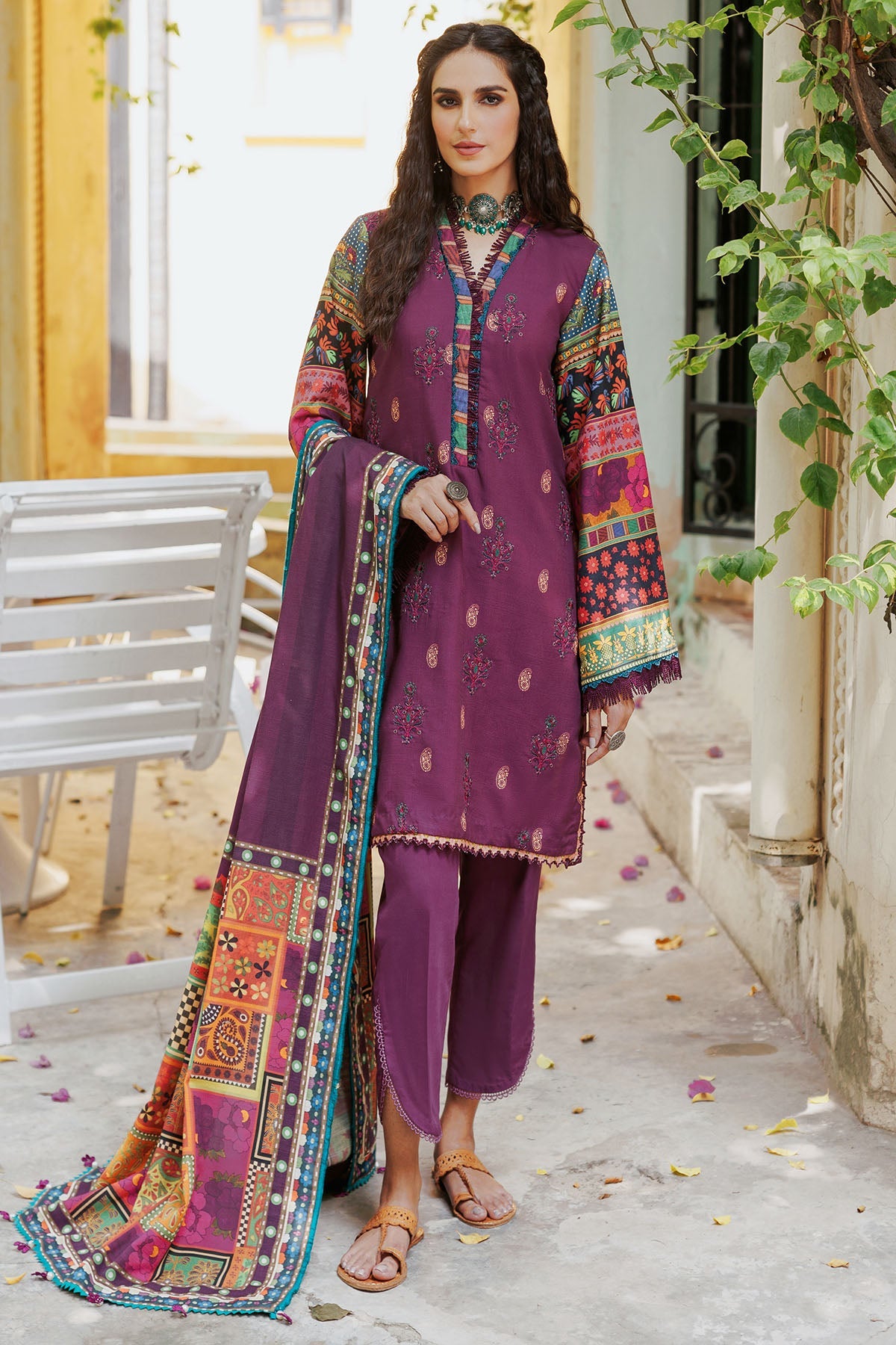 3604-MAPLE DIGITAL PRINTED KHADDAR UNSTITCHED