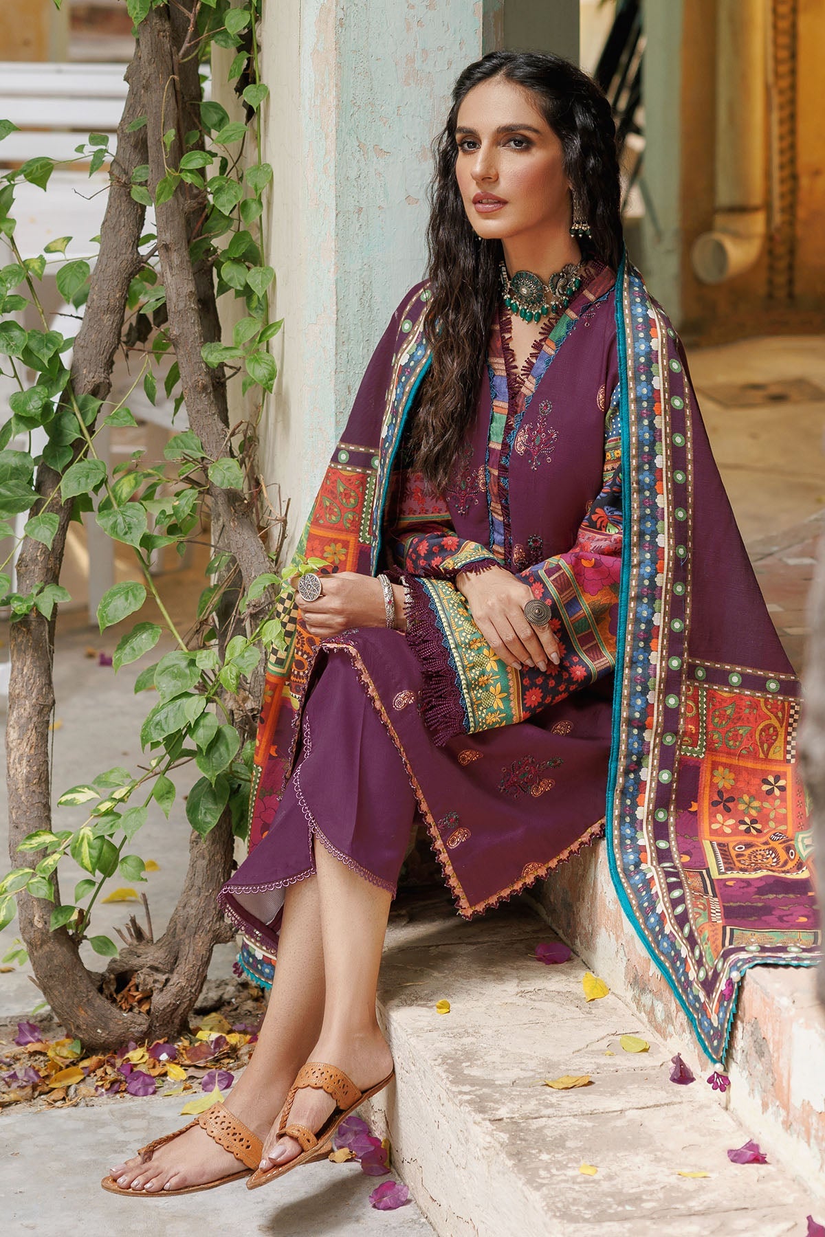 3604-MAPLE DIGITAL PRINTED KHADDAR UNSTITCHED