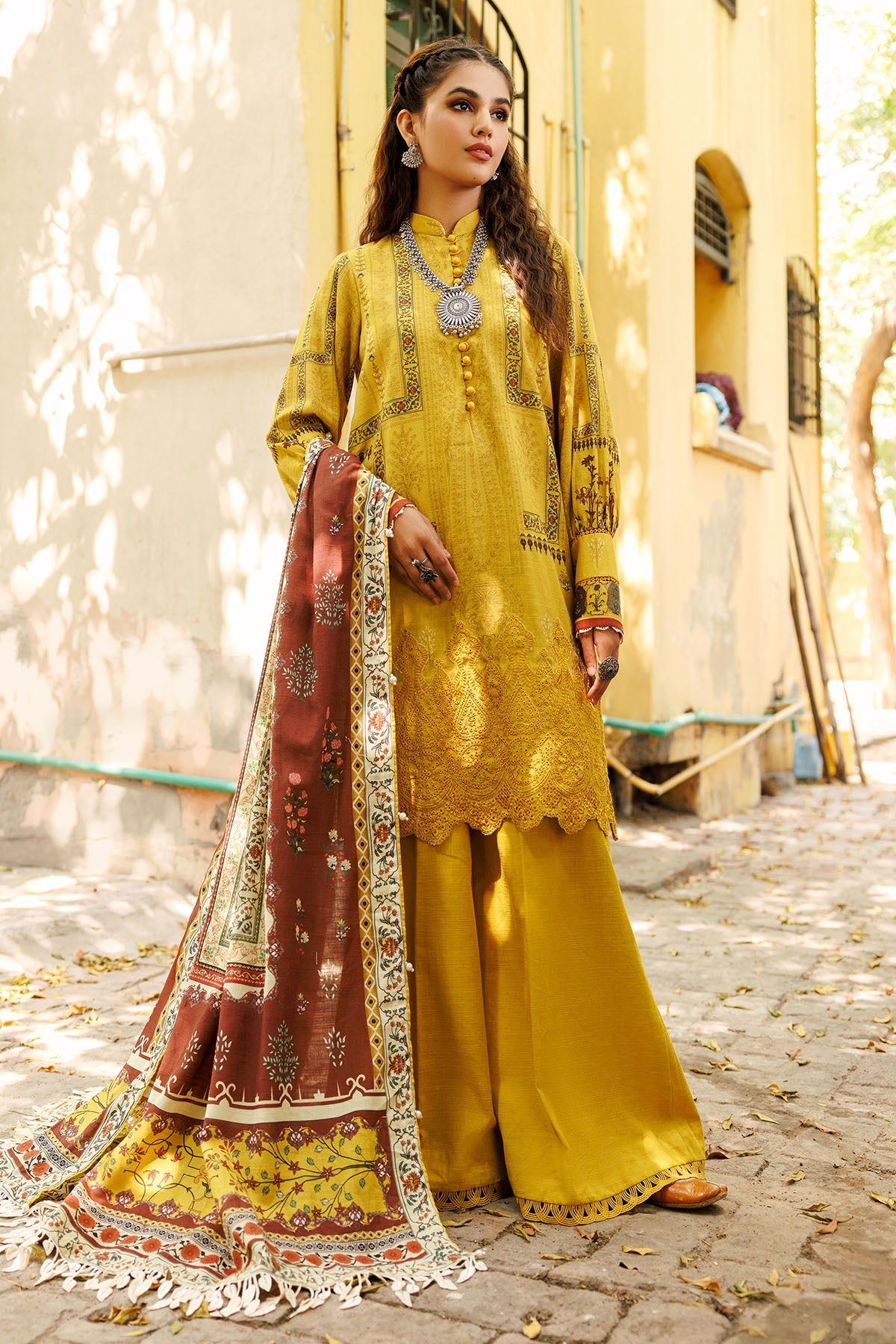 3605-HINOKI DIGITAL PRINTED KHADDAR UNSTITCHED