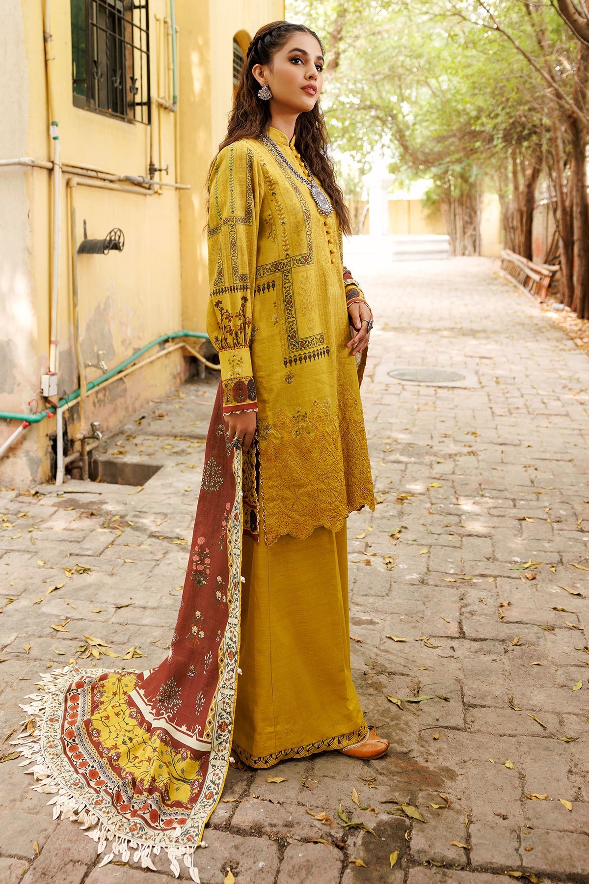 3605-HINOKI DIGITAL PRINTED KHADDAR UNSTITCHED
