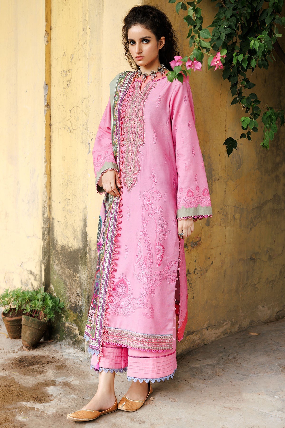 3609-CALADIUM DIGITAL PRINTED KHADDAR UNSTITCHED