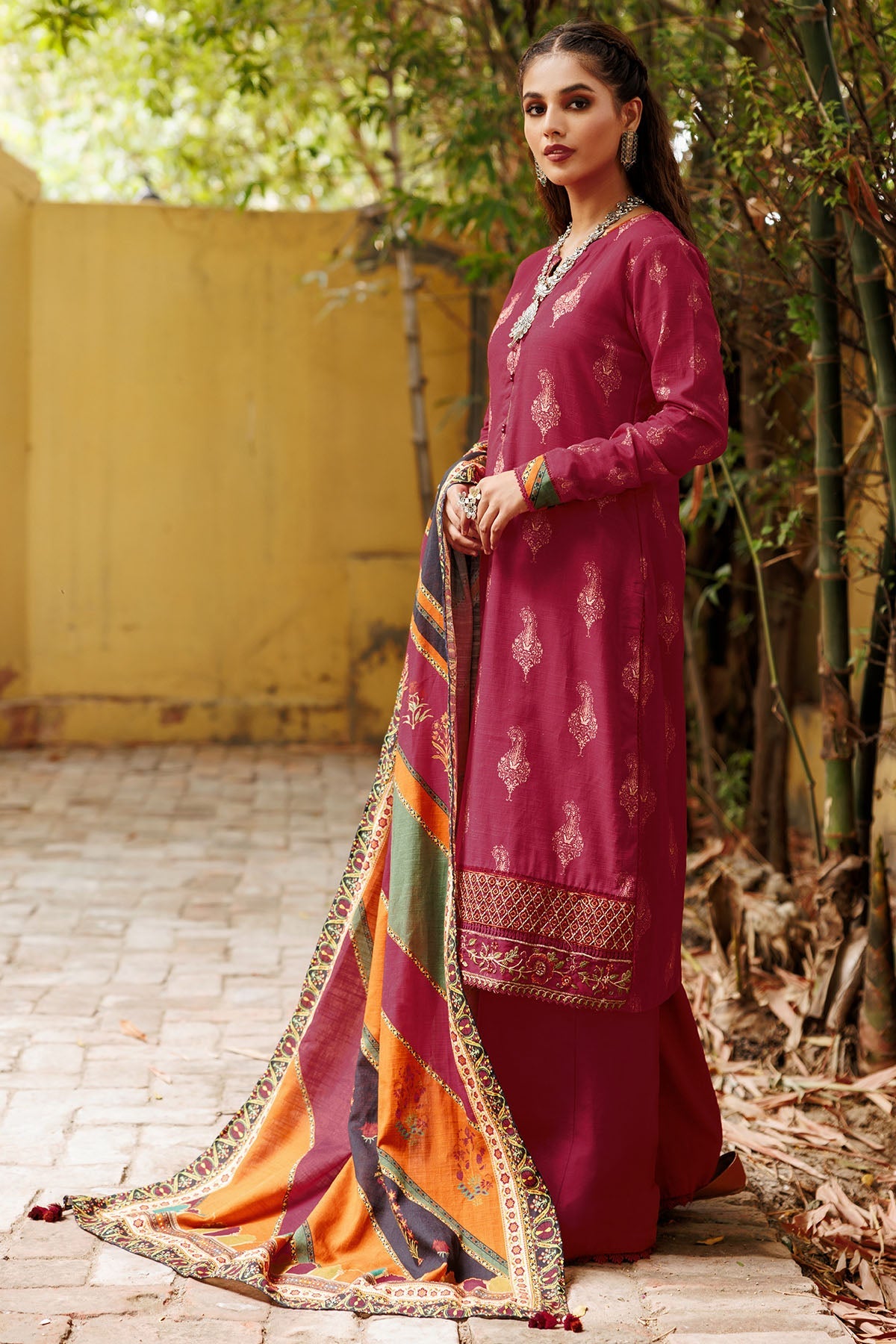 3611-SUSAN DIGITAL PRINTED KHADDAR UNSTITCHED