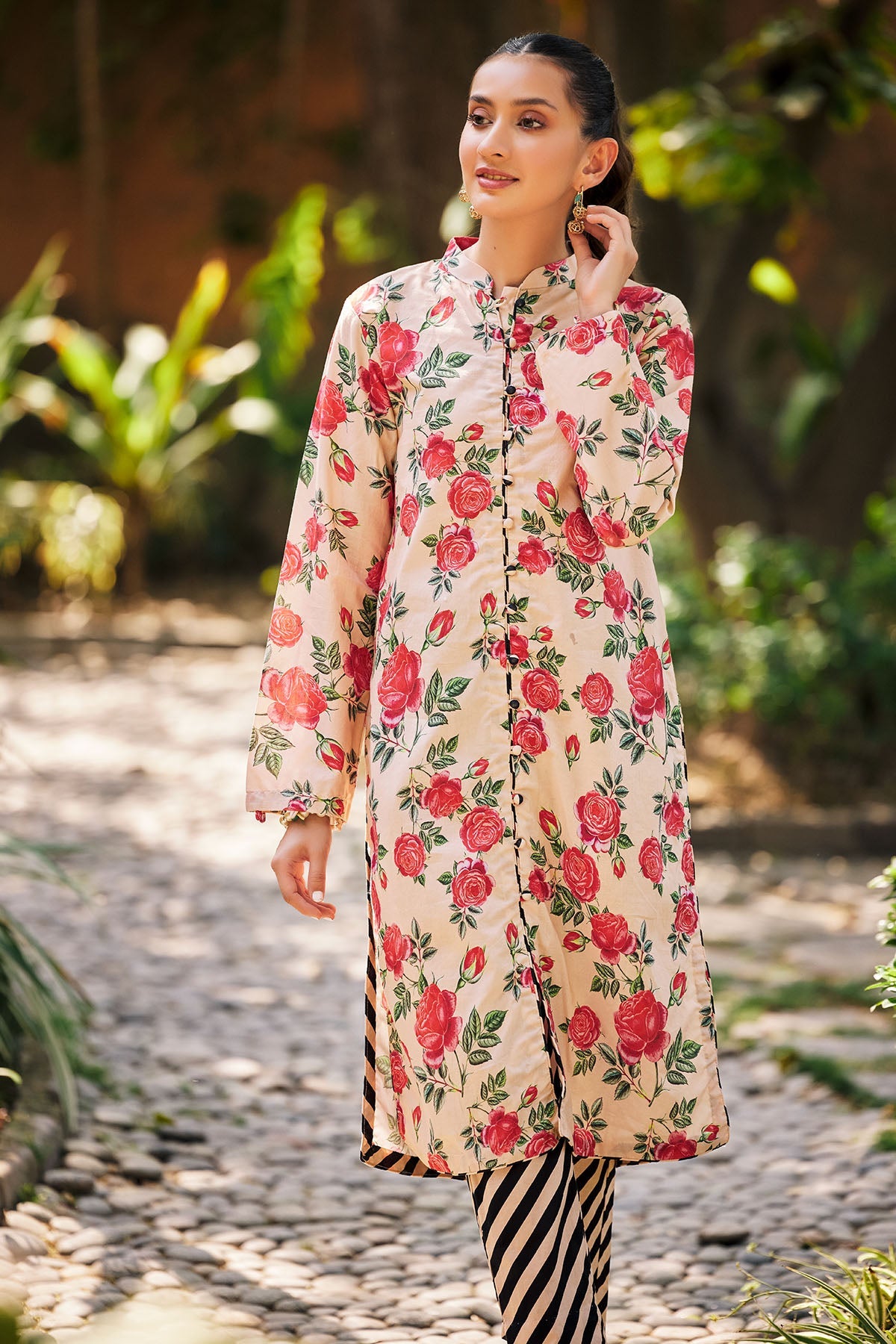 3634-PRINT-A DIGITAL PRINTED LAWN STITCHED