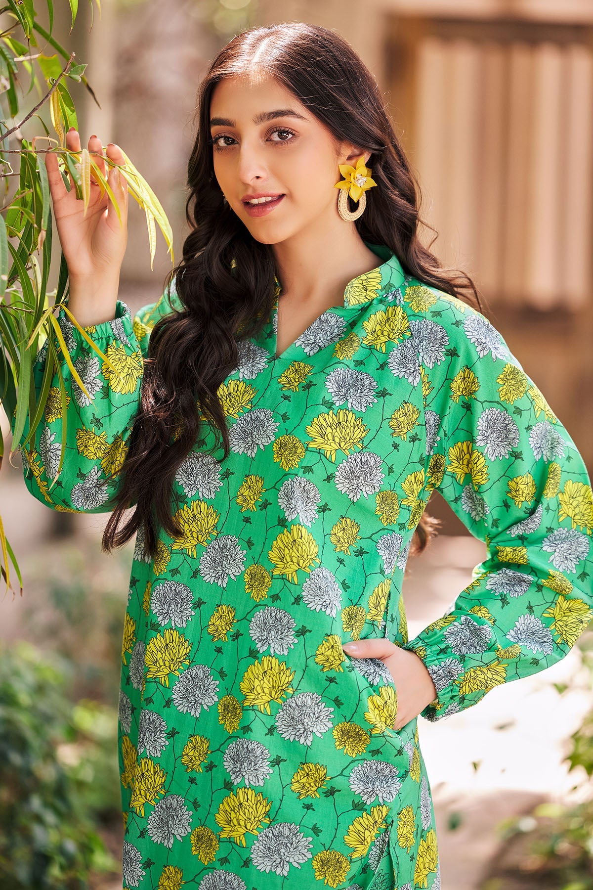 3640-PRINT-A DIGITAL PRINTED LAWN STITCHED