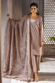 3649-TRIBAL-CHIC EMBROIDERED PASHMINA BLEND SHAWL