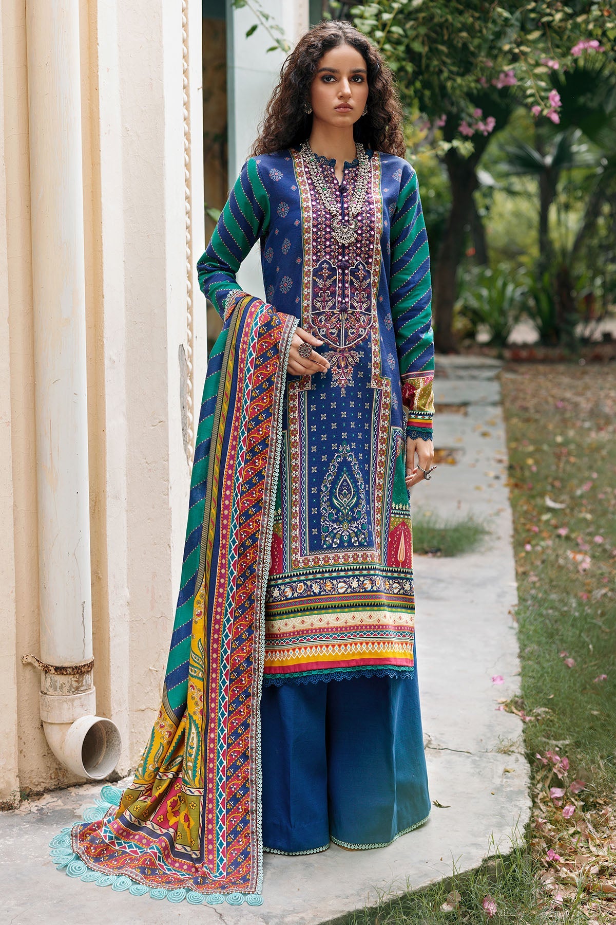 3658-BIRCH DIGITAL PRINTED EMBROIDERED KHADDAR UNSTITCHED