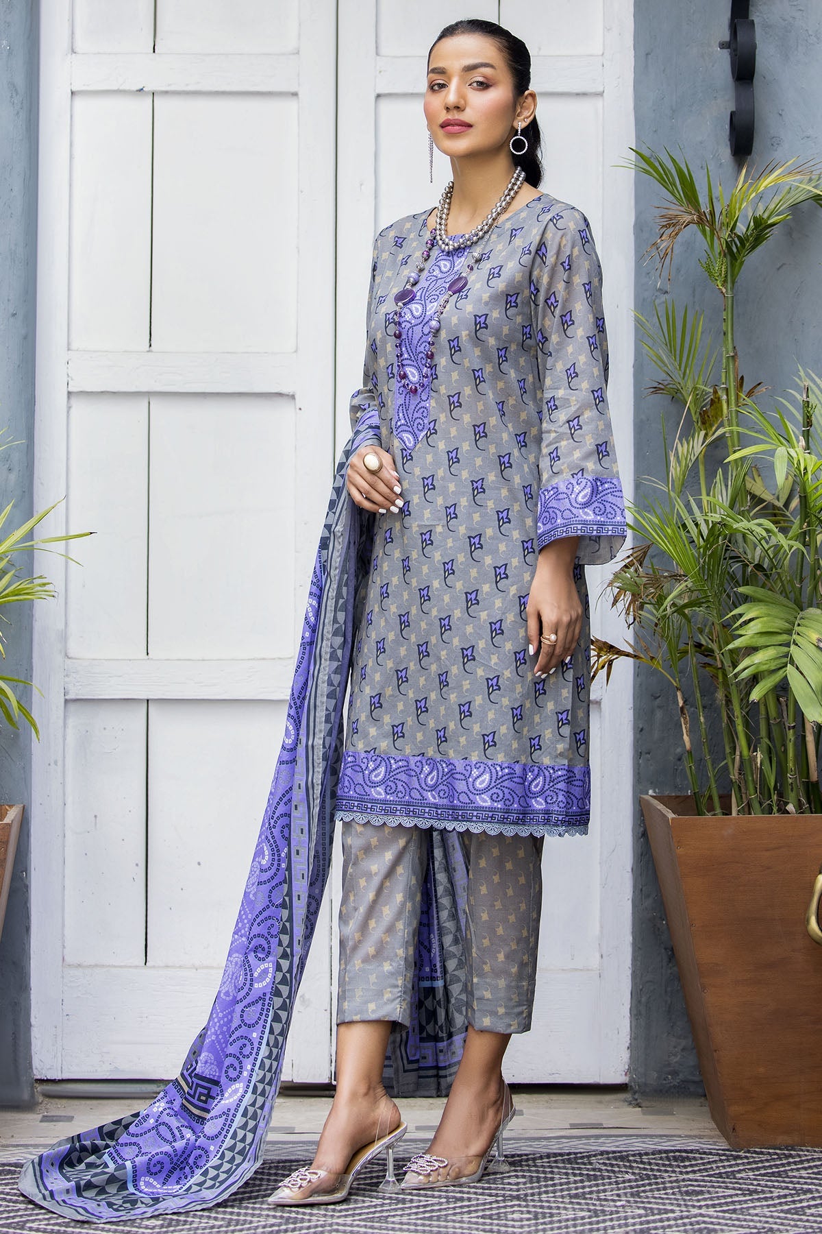 3705-MADEMOSILLE DIGITAL PRINTED LAWN UNSTITCHED