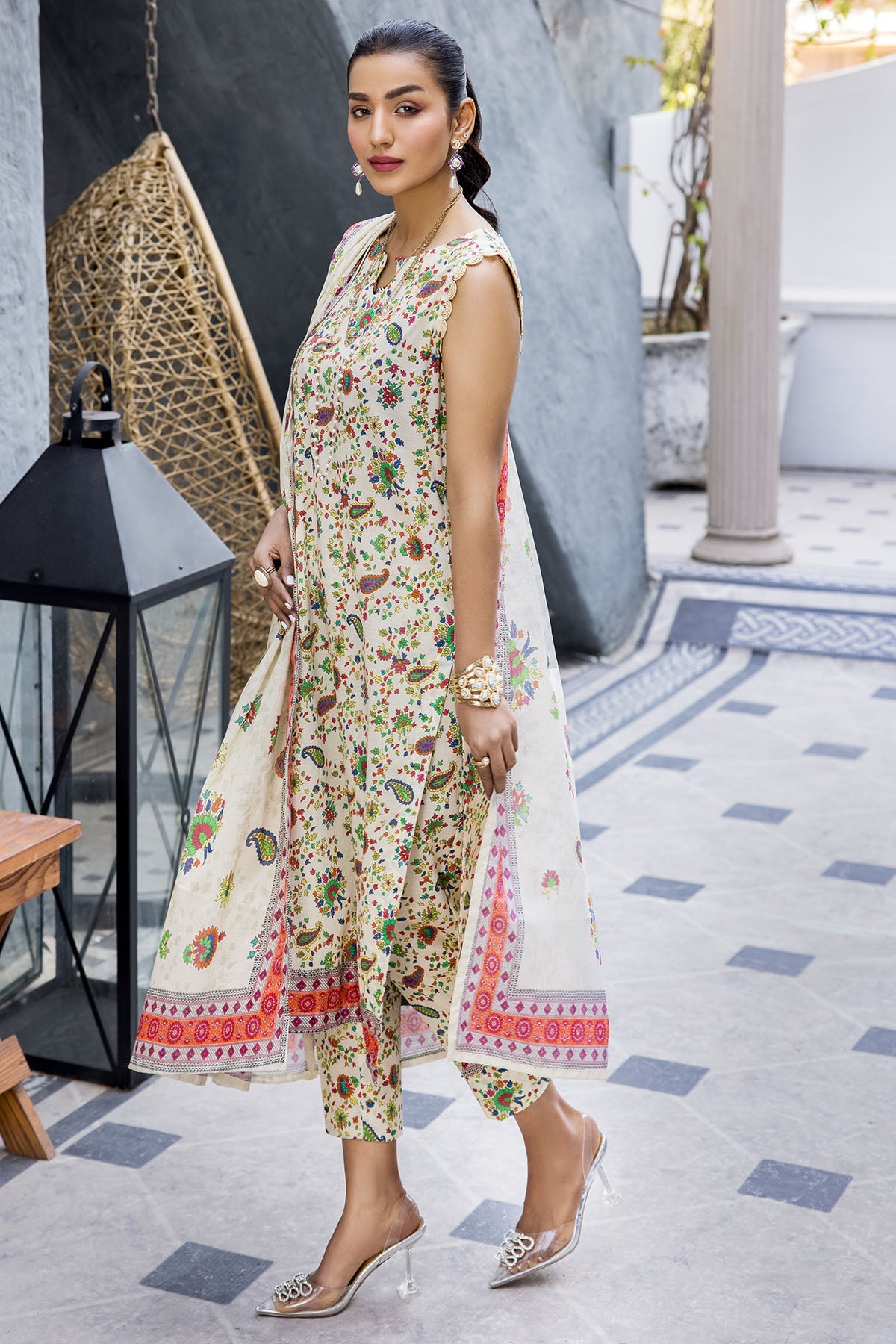 3707-JASMINE DIGITAL PRINTED LAWN UNSTITCHED