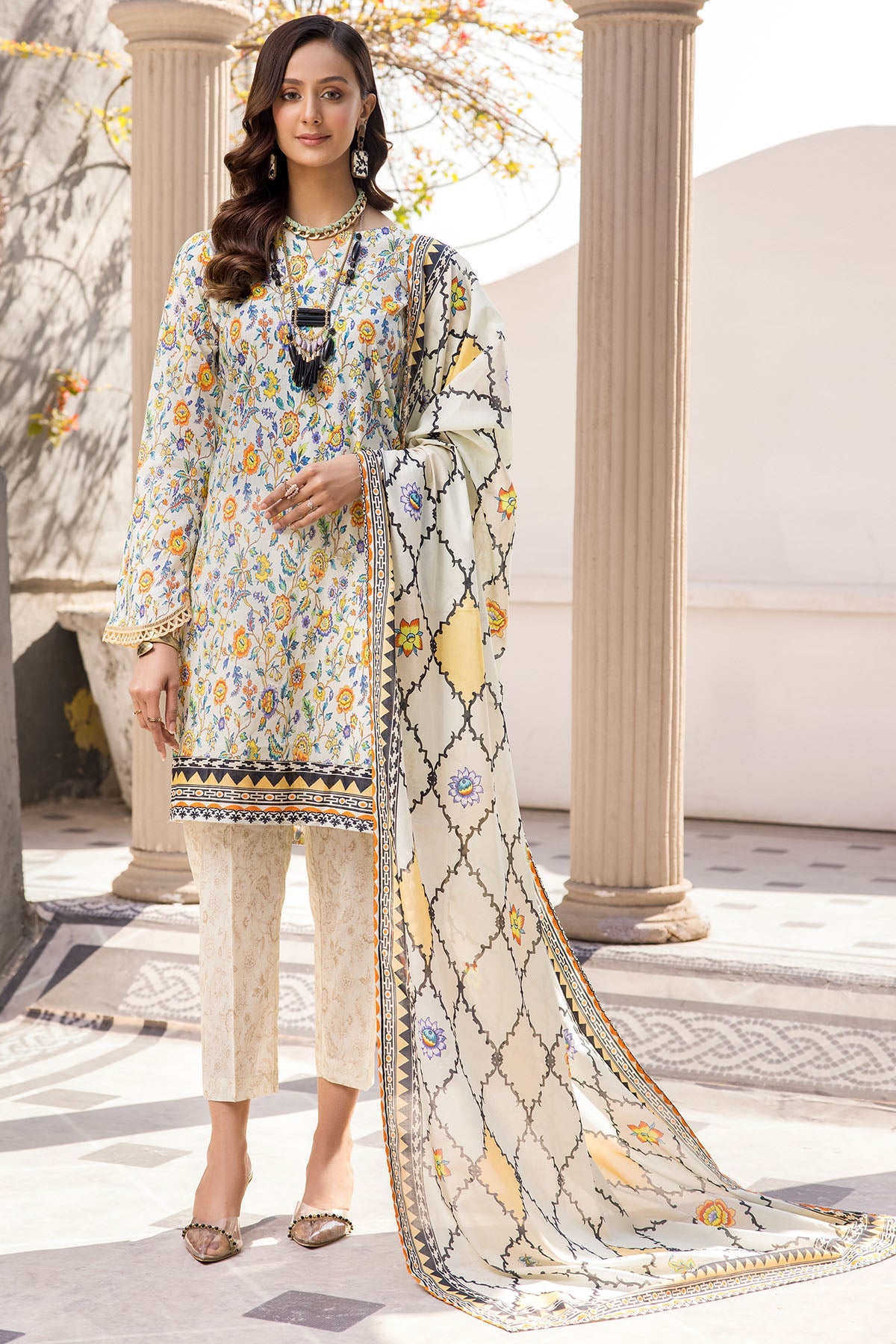 3709-BLOSSOM DIGITAL PRINTED LAWN UNSTITCHED