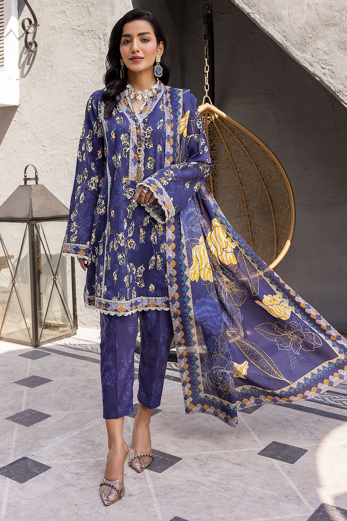 3710-DHALIA DIGITAL PRINTED LAWN UNSTITCHED