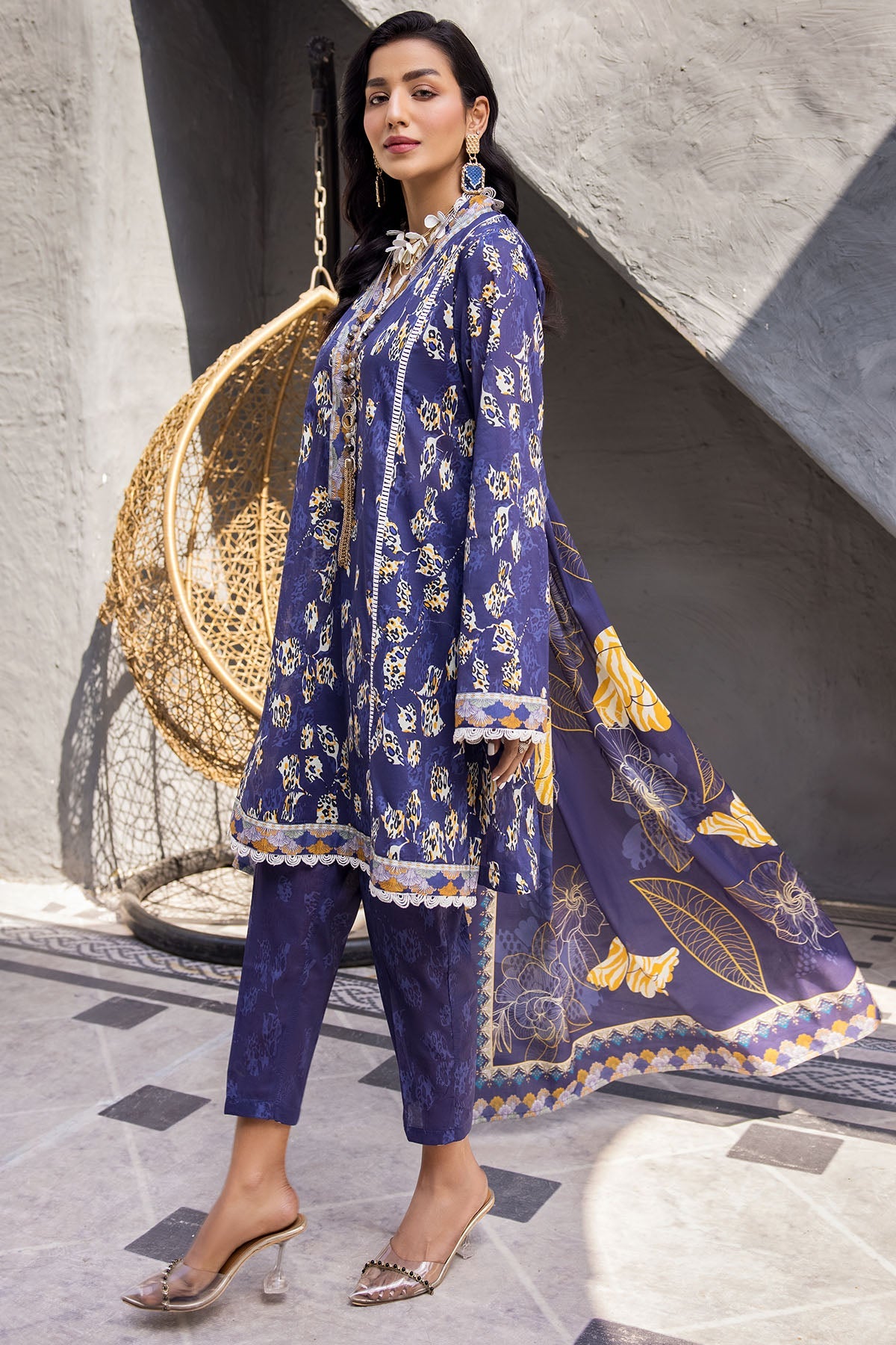3710-DHALIA DIGITAL PRINTED LAWN UNSTITCHED