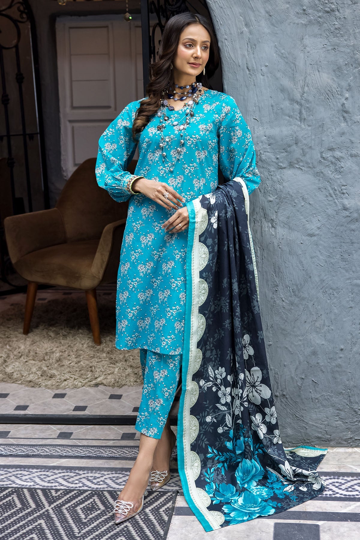 3712-MAYA DIGITAL PRINTED LAWN UNSTITCHED