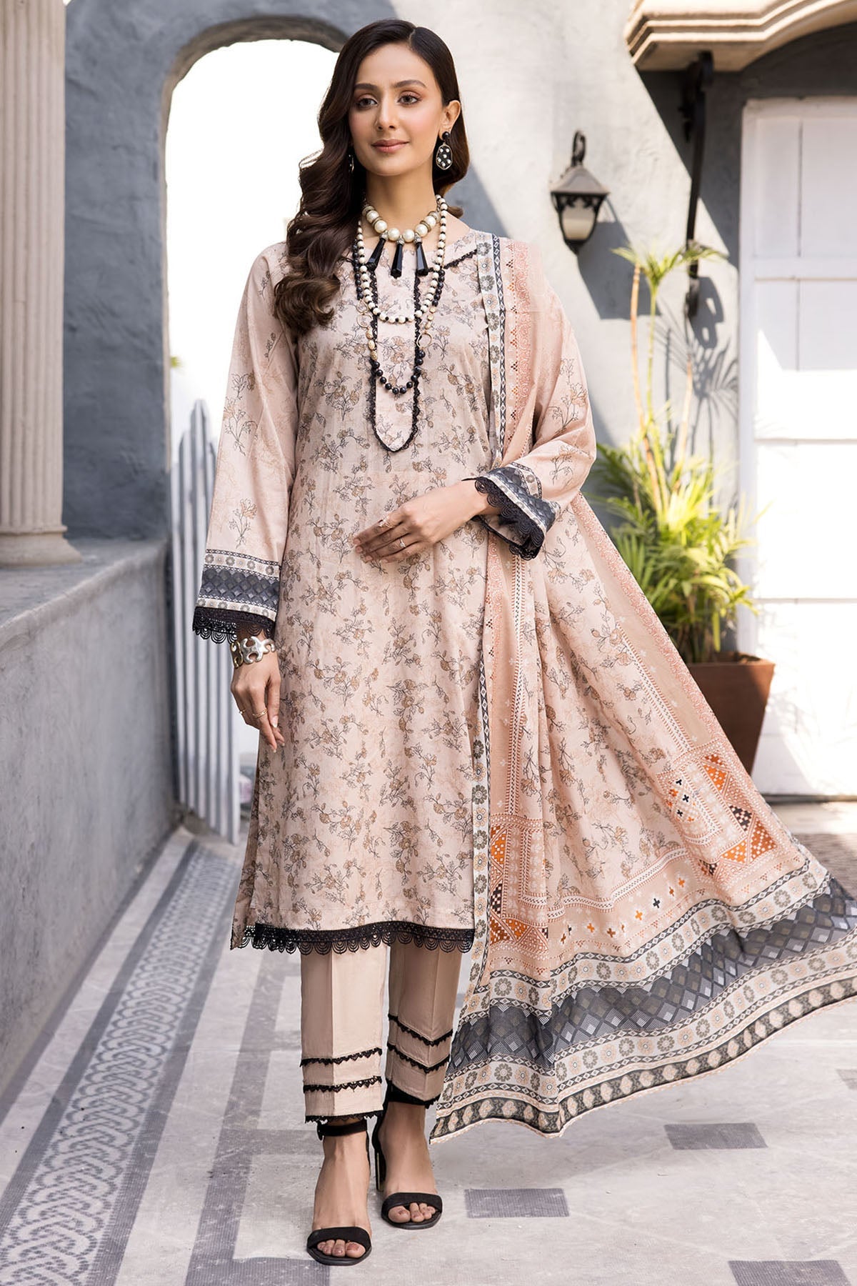 3723-FAHA DIGITAL PRINTED LAWN UNSTITCHED