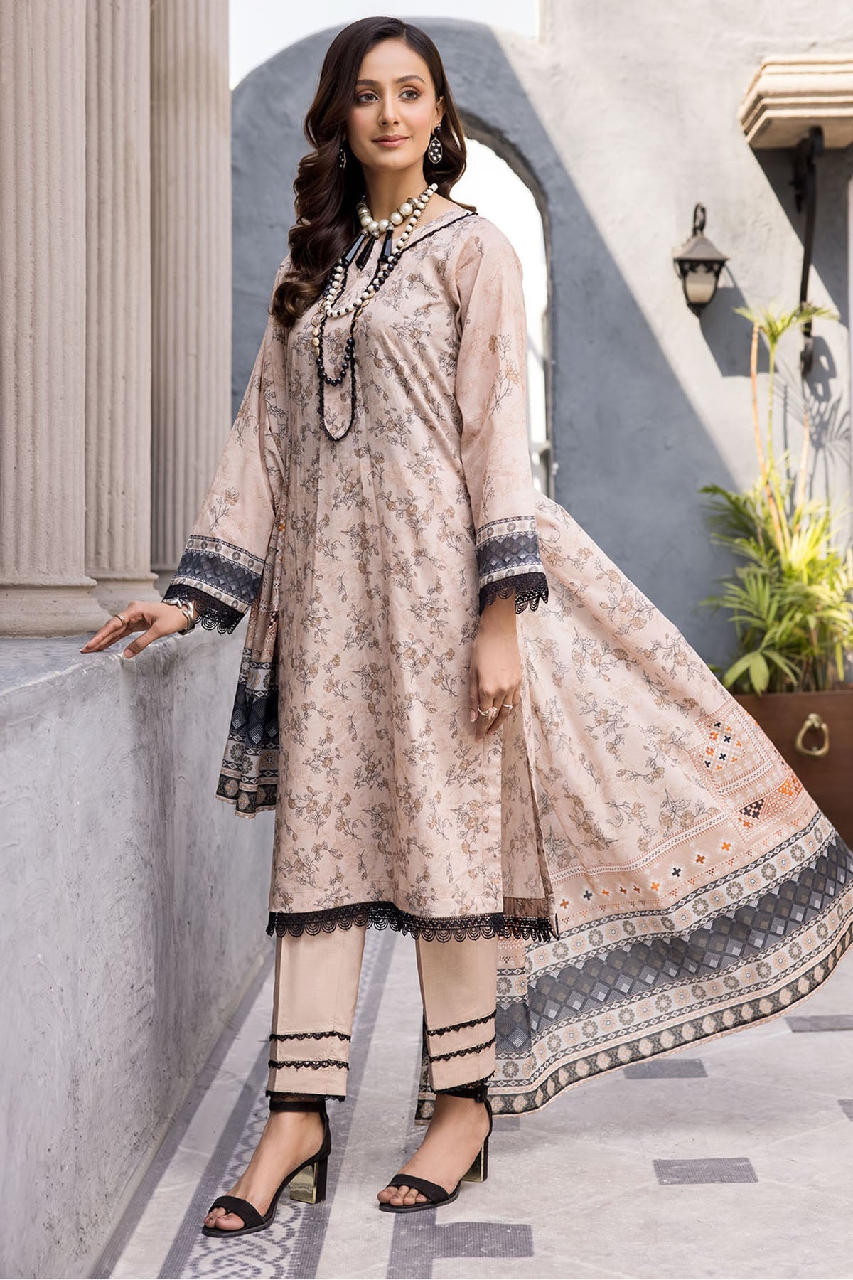 3723-FAHA DIGITAL PRINTED LAWN UNSTITCHED
