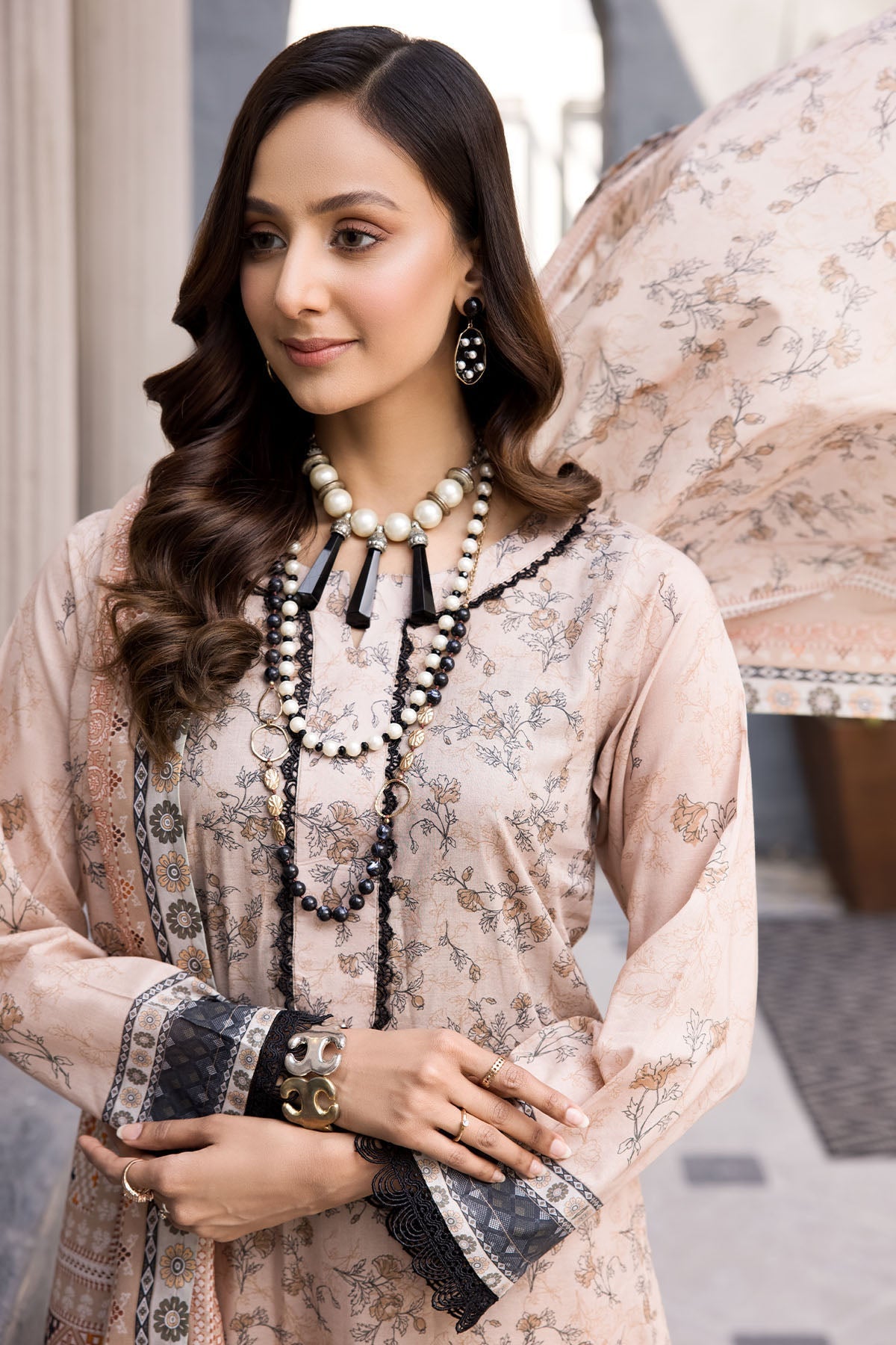 3723-FAHA DIGITAL PRINTED LAWN UNSTITCHED