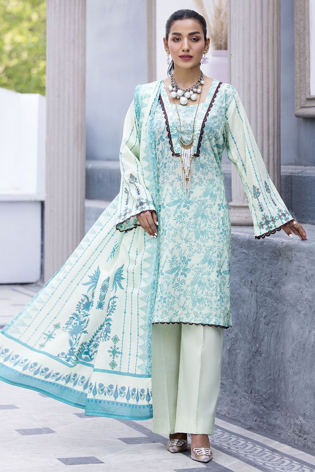 3728-LAINA DIGITAL PRINTED LAWN UNSTITCHED