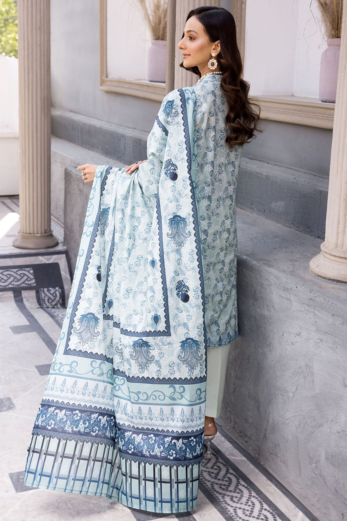 3730-MAYSHA DIGITAL PRINTED LAWN UNSTITCHED