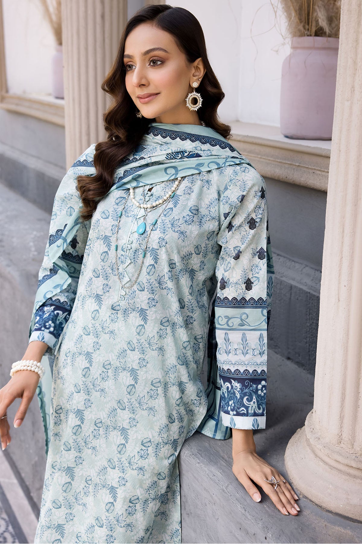 3730-MAYSHA DIGITAL PRINTED LAWN UNSTITCHED