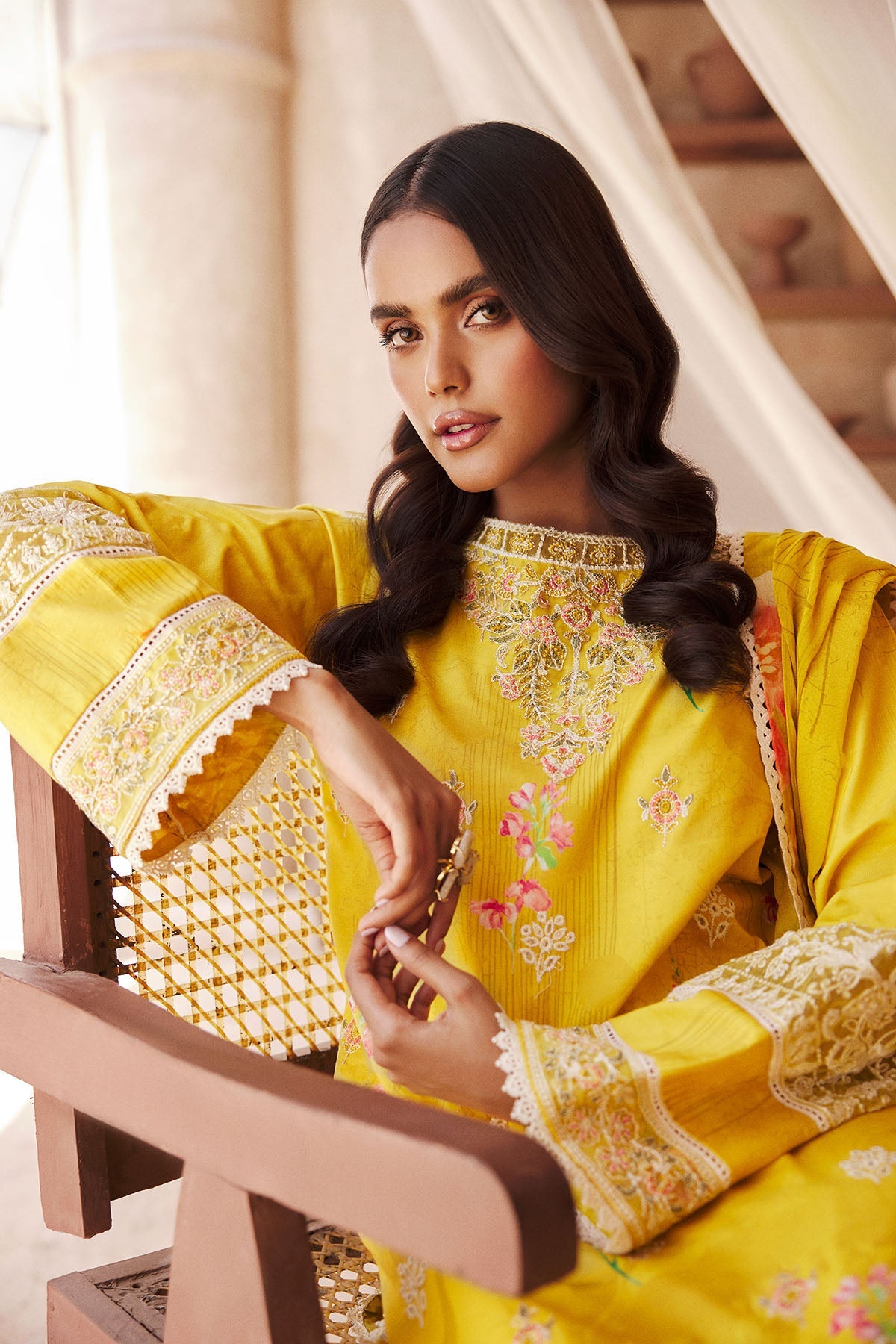 3741-ELIE DIGITAL PRINTED LAWN STITCHED
