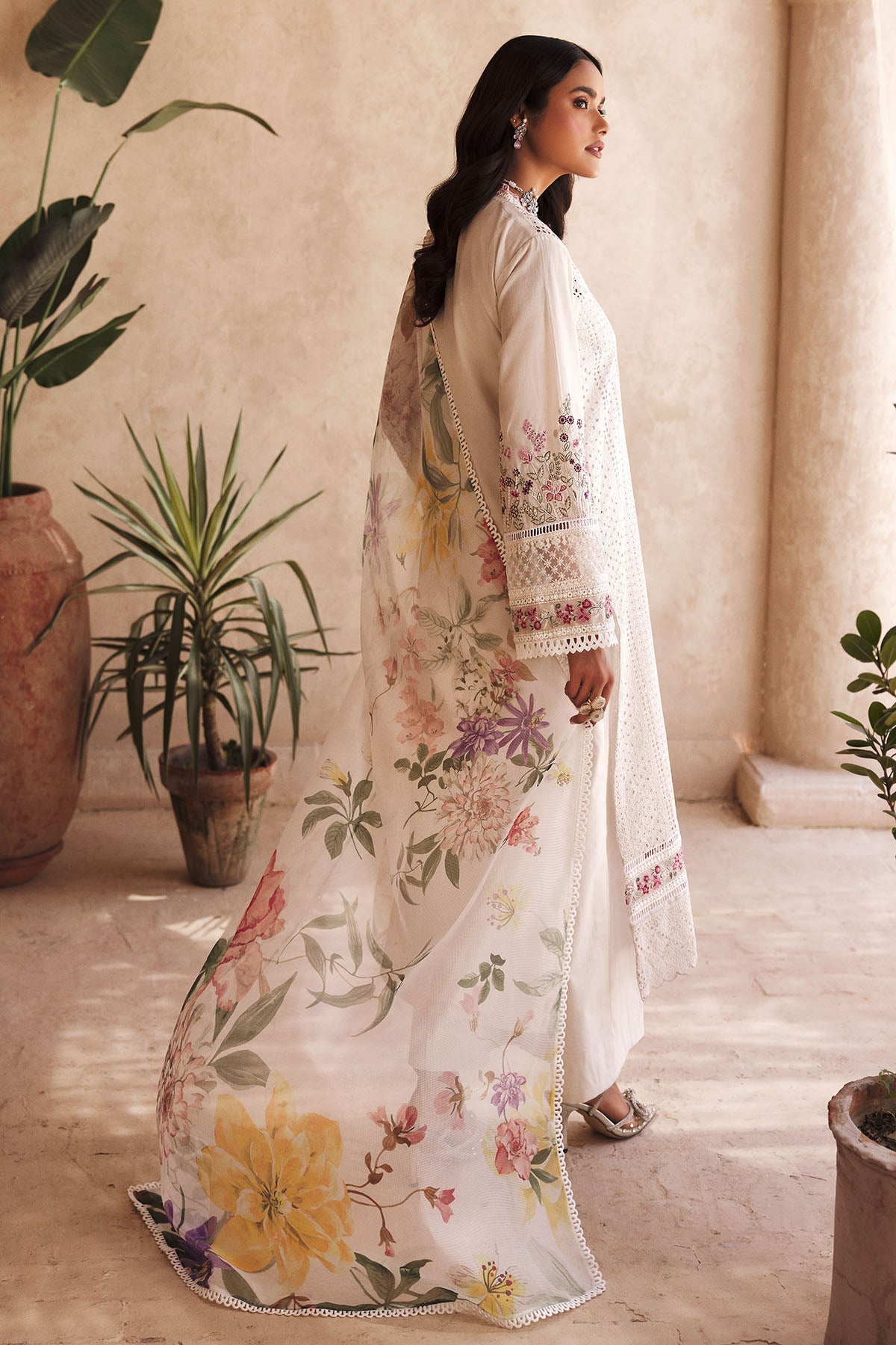 3744-EMILIA EMBROIDERED LAWN UNSTITCHED
