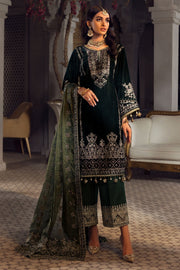 3778-SIA-MESE EMBROIDERED VELVET UNSTITCHED