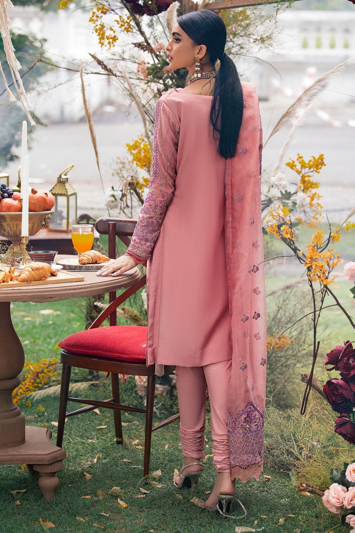 3790-TULARE EMBROIDERED LINEN STITCHED