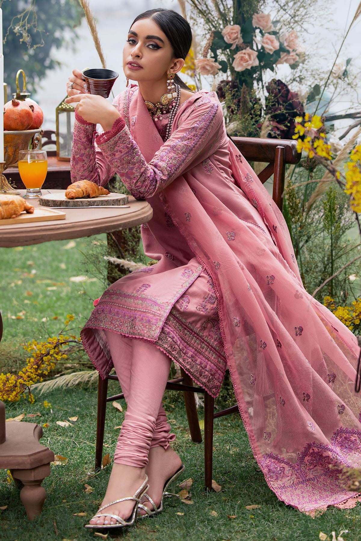 3790-TULARE EMBROIDERED LINEN STITCHED