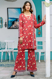 3797-BUTTERCUP DIGITAL PRINTED STAPLE SLUB FABRIC