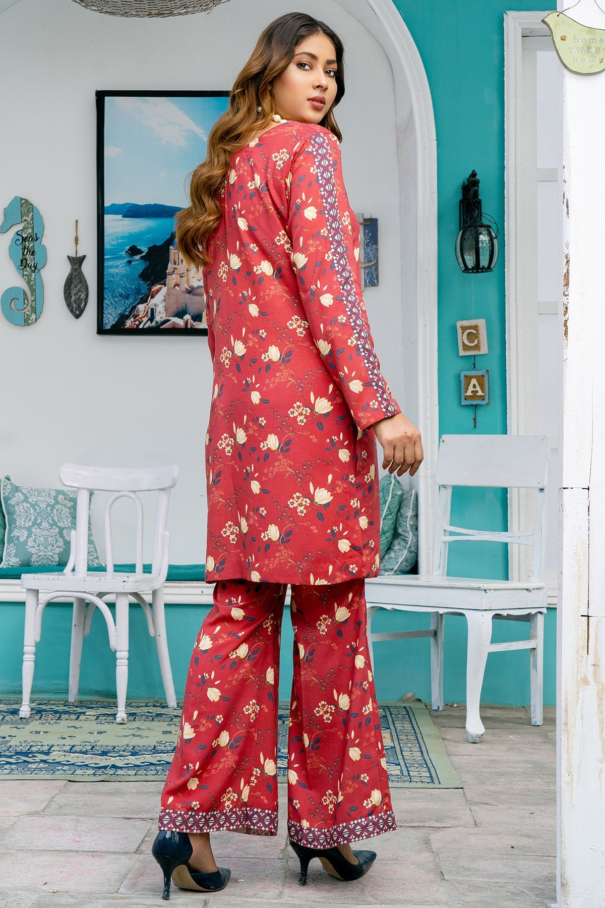 3797-BUTTERCUP DIGITAL PRINTED STAPLE SLUB FABRIC