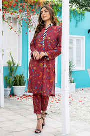 3804-EEL DIGITAL PRINTED STAPLE SLUB FABRIC