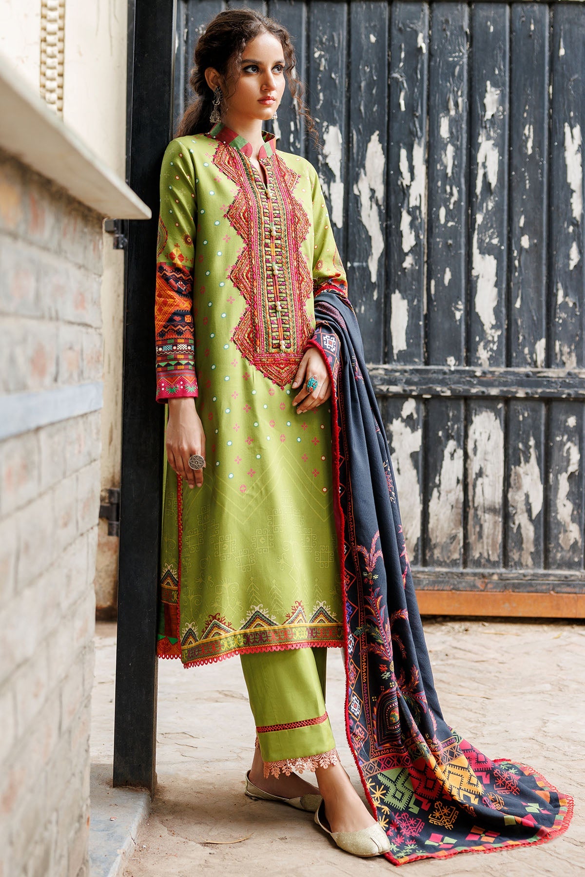 3808-MANDARIN DIGITAL PRINTED LINEN UNSTITCHED
