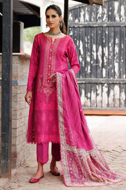 3809-MULBERRY DIGITAL PRINTED LINEN UNSTITCHED