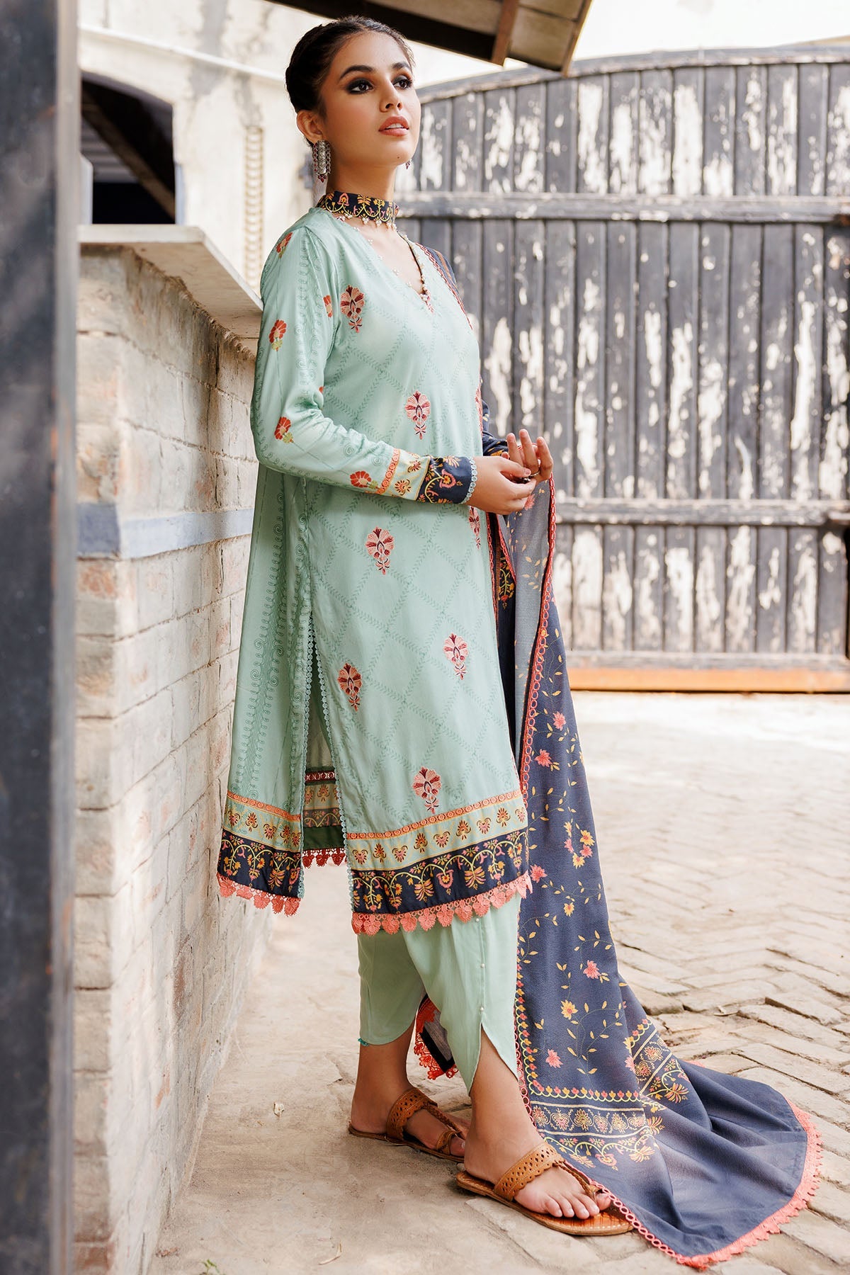 3810-SAPOTA DIGITAL PRINTED LINEN UNSTITCHED