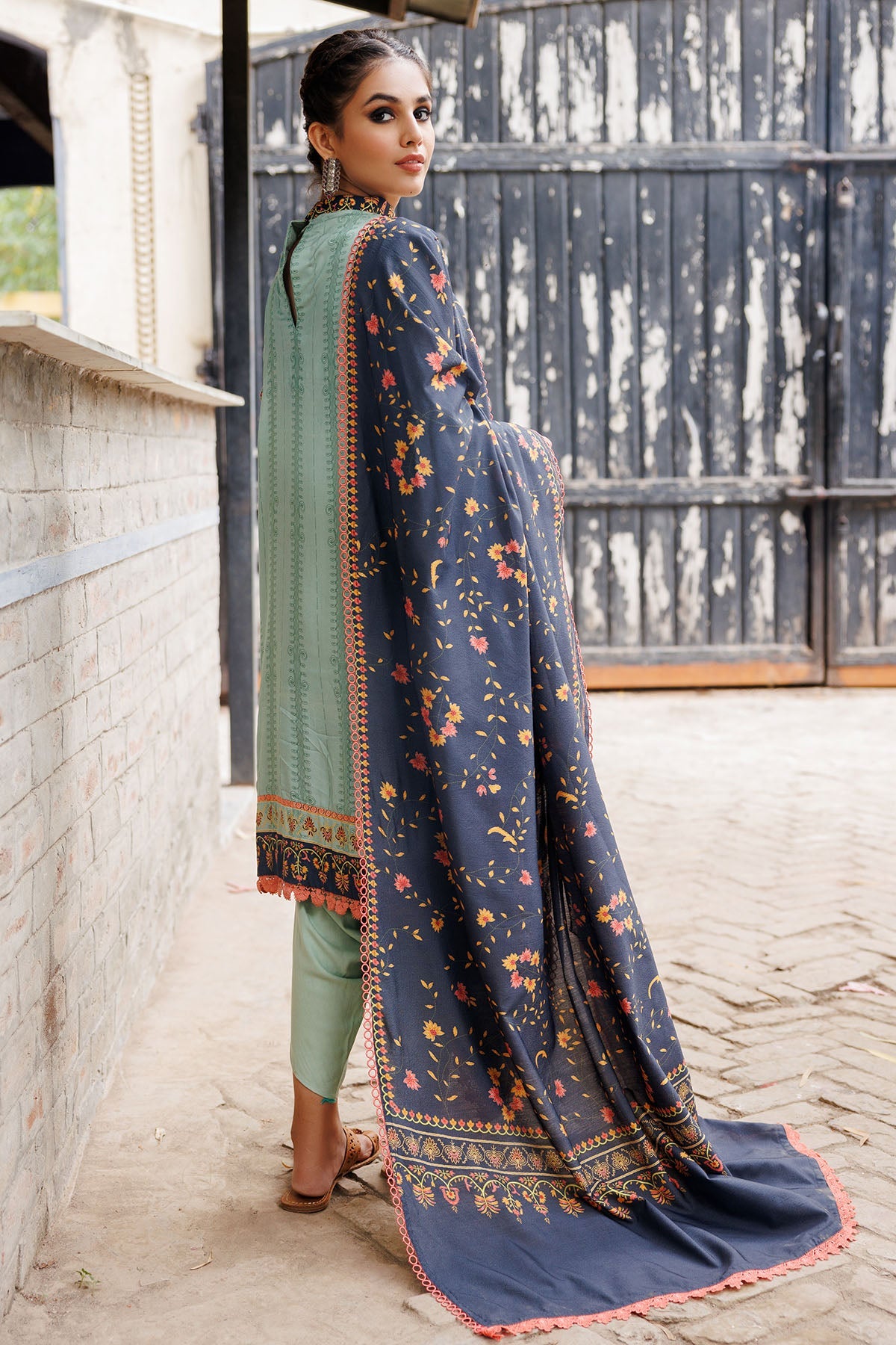 3810-SAPOTA DIGITAL PRINTED LINEN UNSTITCHED