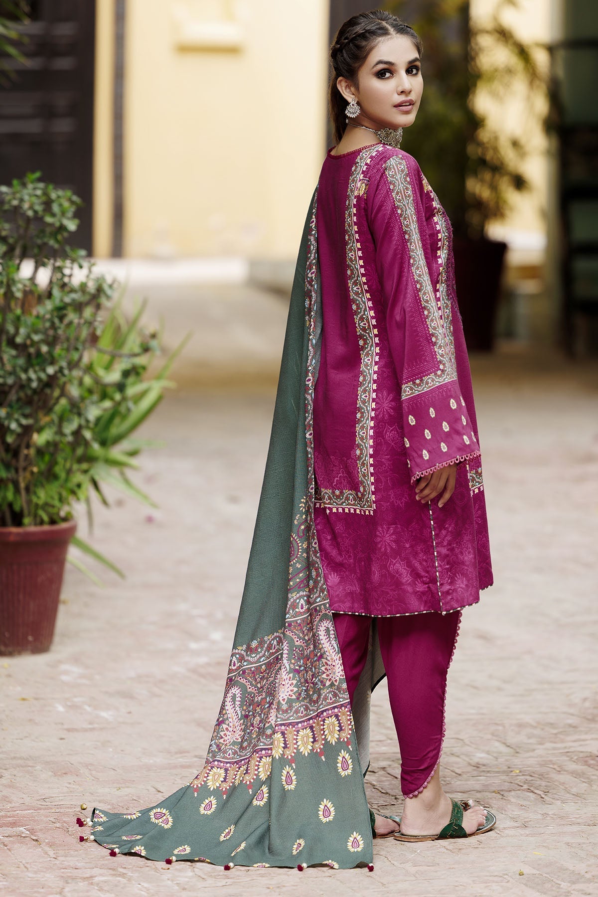 3817-CANE DIGITAL PRINTED LINEN UNSTITCHED