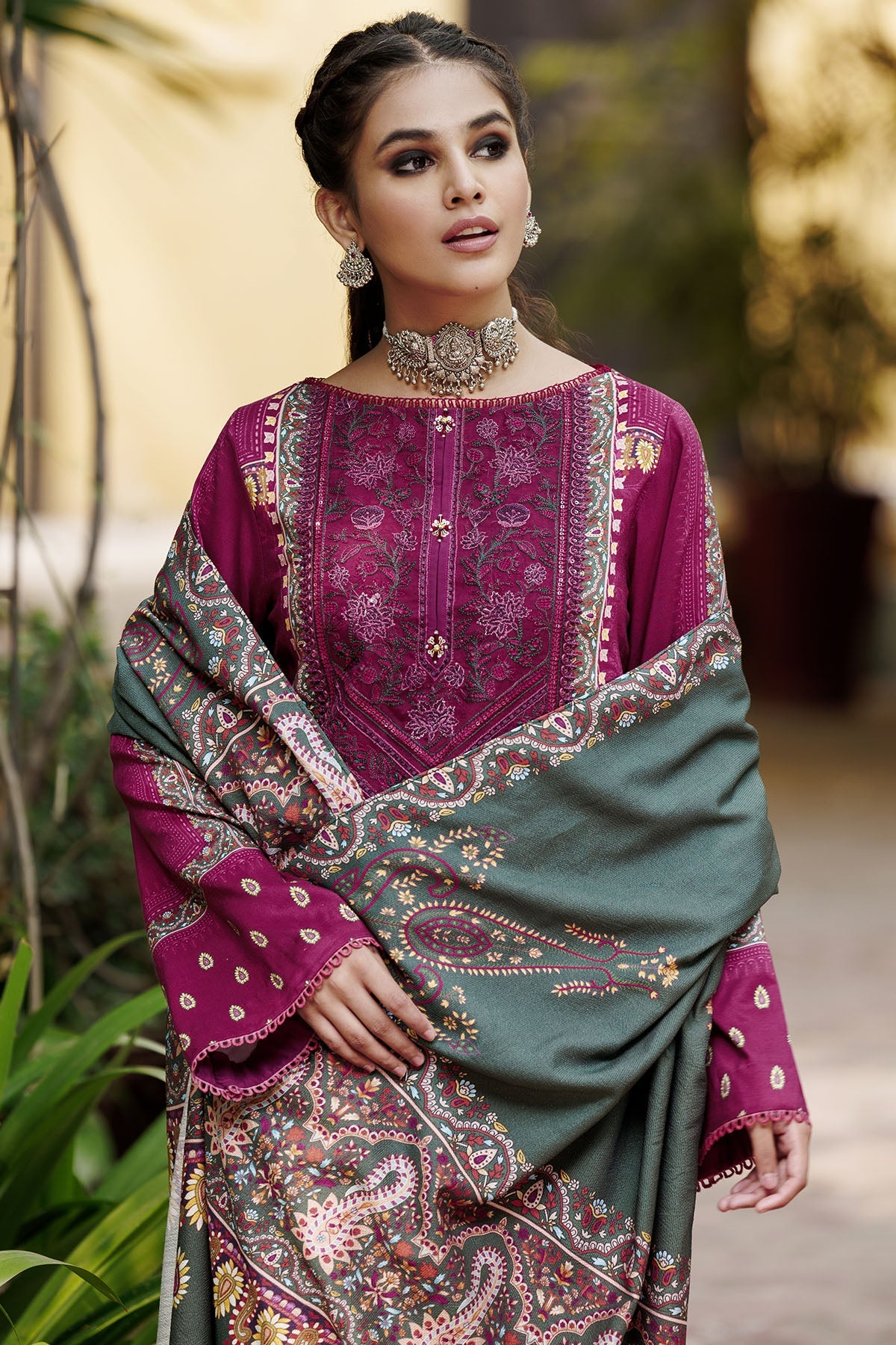 3817-CANE DIGITAL PRINTED LINEN UNSTITCHED