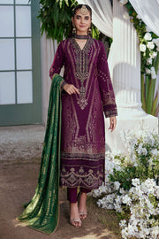 3854-ZOYA EMBROIDERED JACQUARD STITCHED