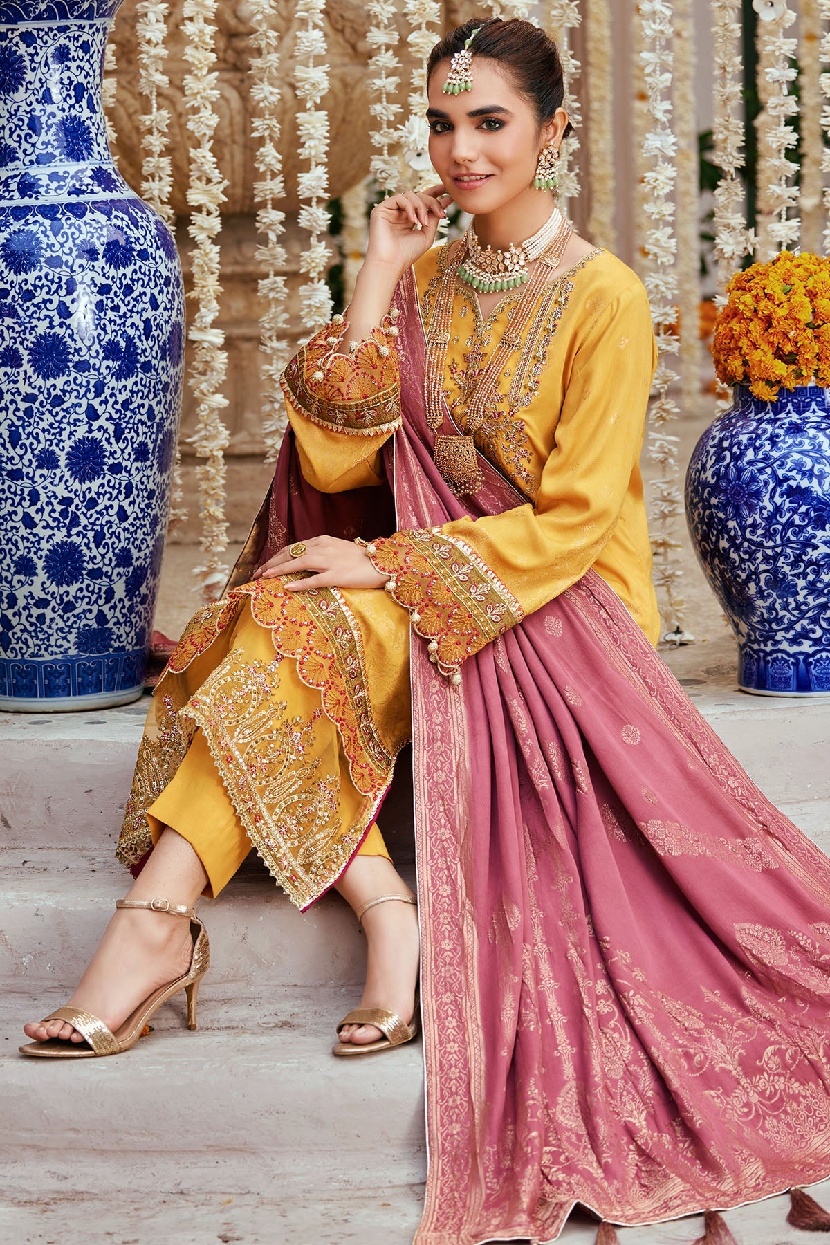 3862-RAHMA EMBROIDERED JACQUARD UNSTITCHED