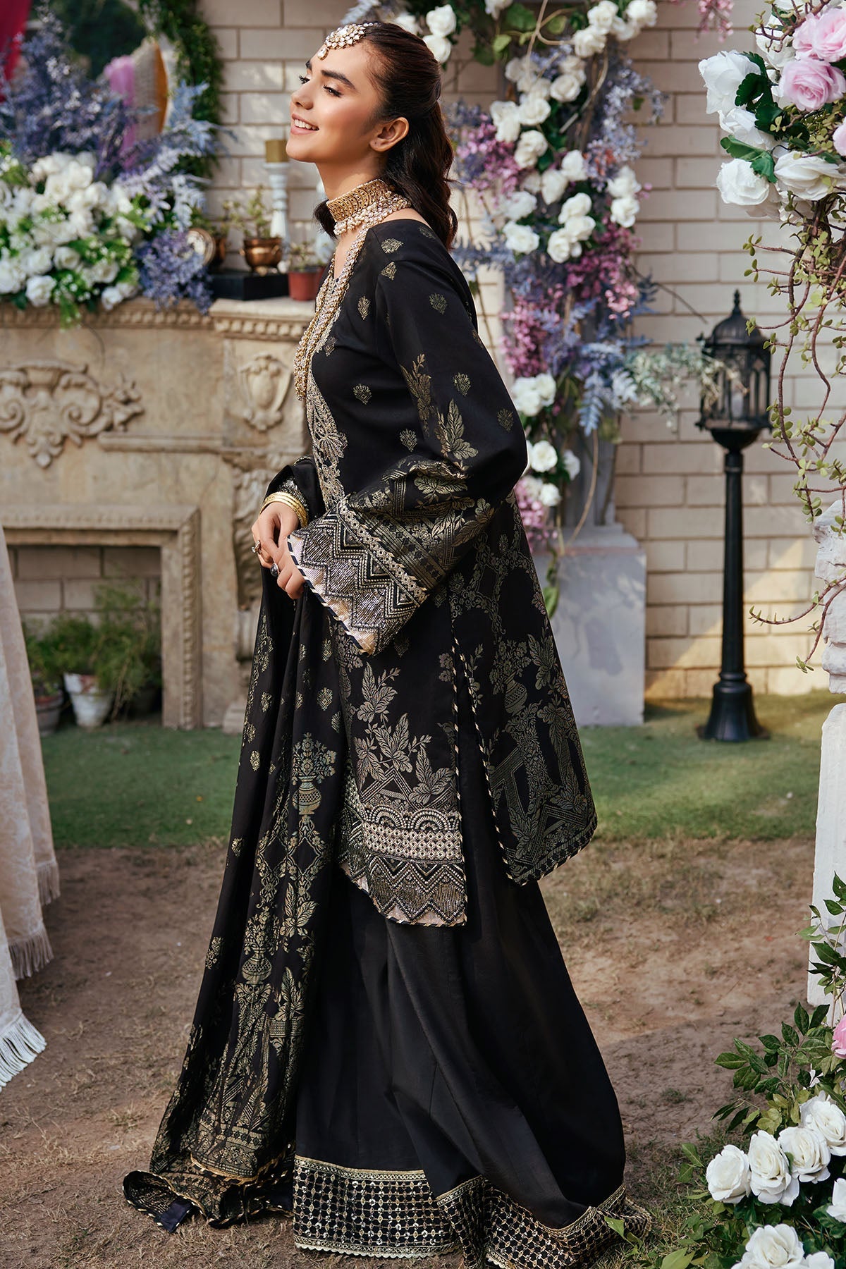 3866-NIZAM EMBROIDERED JACQUARD UNSTITCHED