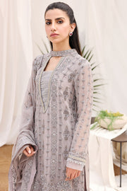 3879-IRAAN EMBROIDERED BEMBERG CHIFFON UNSTITCHED