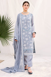 3884-JOLIE EMBROIDERED BEMBERG CHIFFON UNSTITCHED