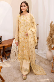 3901-RUHI EMBROIDERED BEMBERG CHIFFON UNSTITCHED