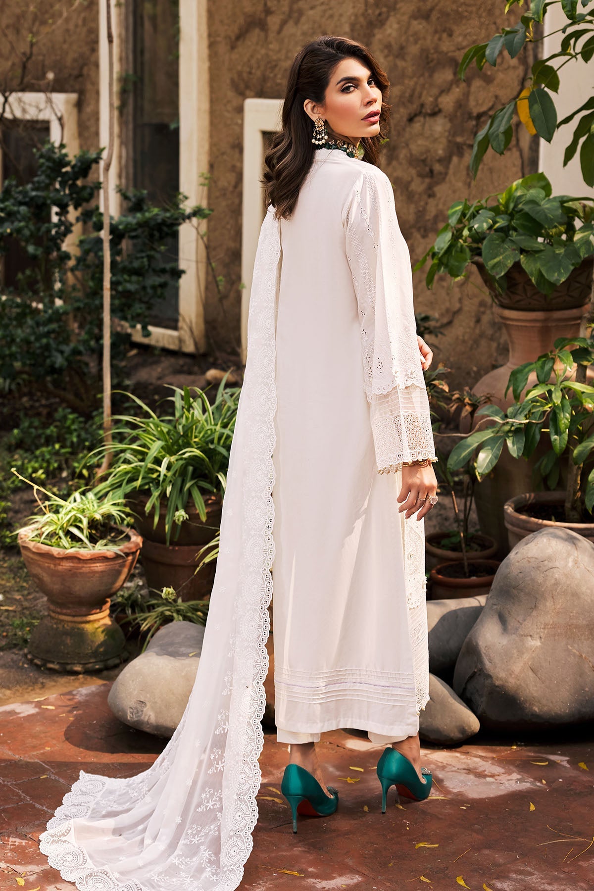 3977-ZOHRA EMBROIDERED LAWN STITCHED